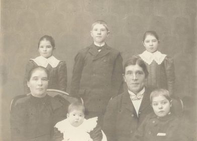 Familjen Öberg 1907